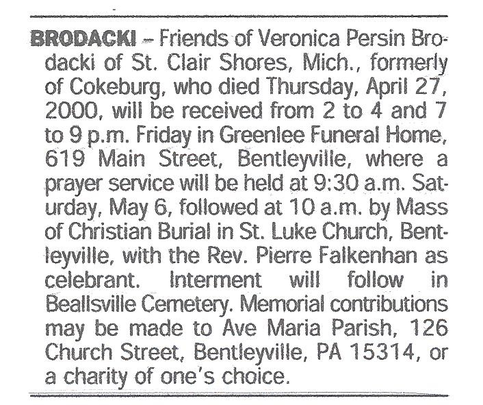 Veronica P. Brodacki